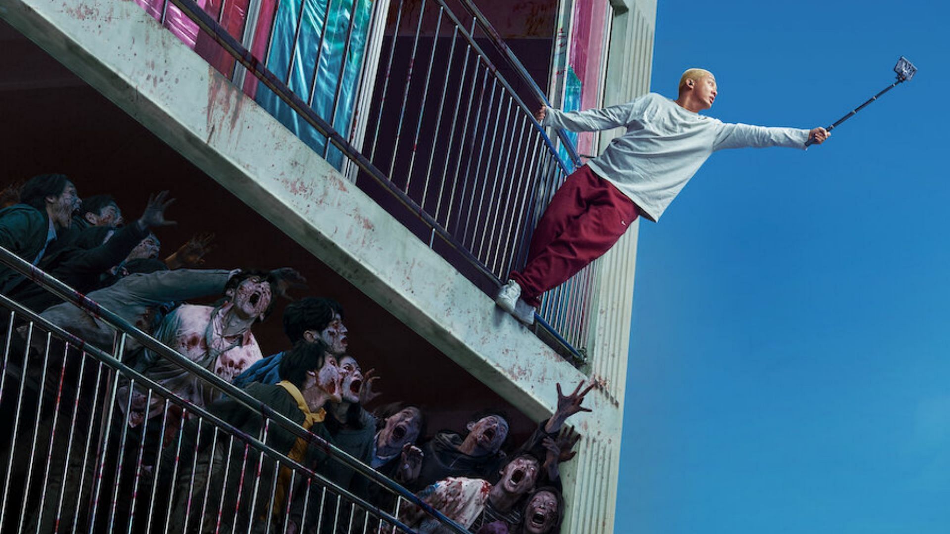#Alive thrives on impactful performances by the lead actors (Image via Netflix)